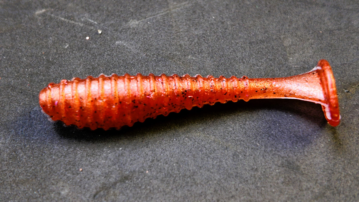 3" Ripper Swimbait Copper Melon Color (8 Pack)
