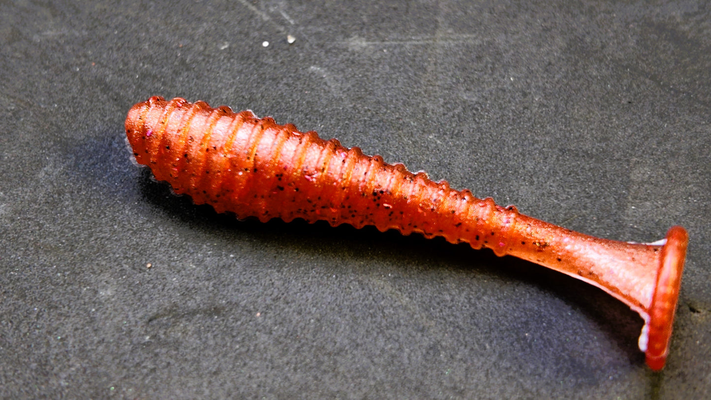 3" Ripper Swimbait Copper Melon Color (8 Pack)