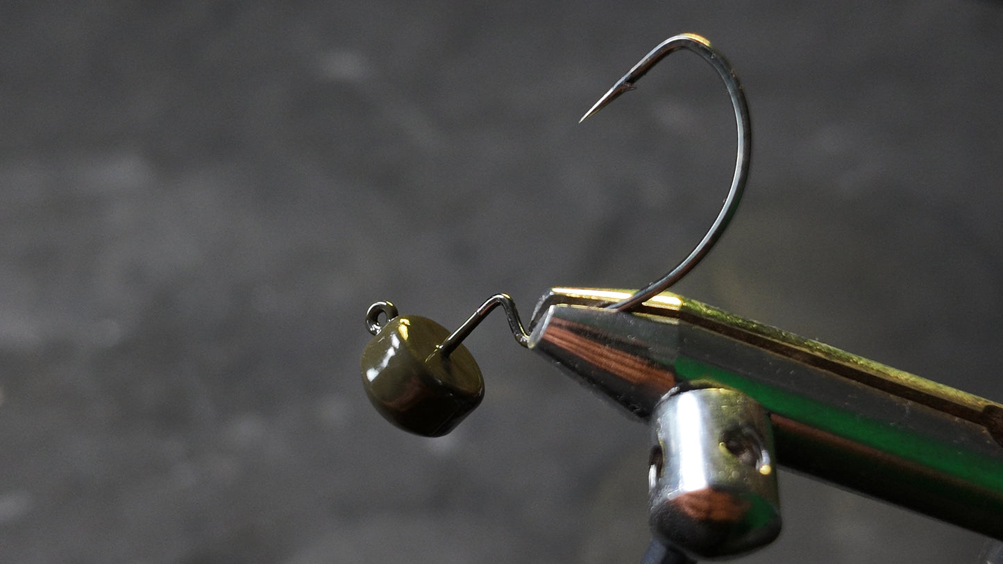 Weedless Finesse Ned Rig Hooks 4Pack Weight 3/16