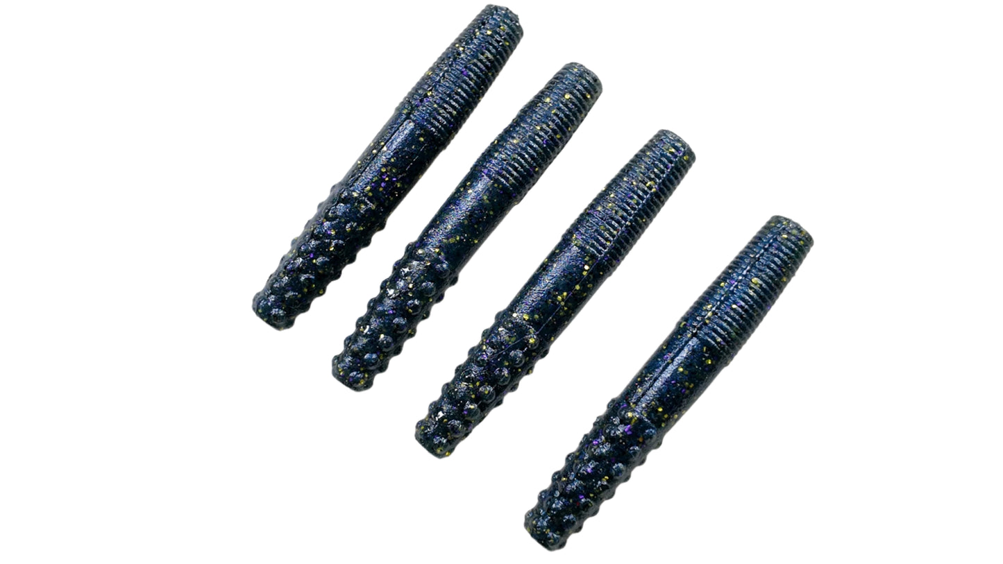 2.7" Ned Worms Galaxy Blue Color (8 pack)