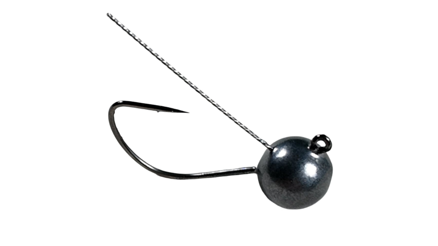 Weedless Weighted Wacky Jig Hook 4Pack Chrome