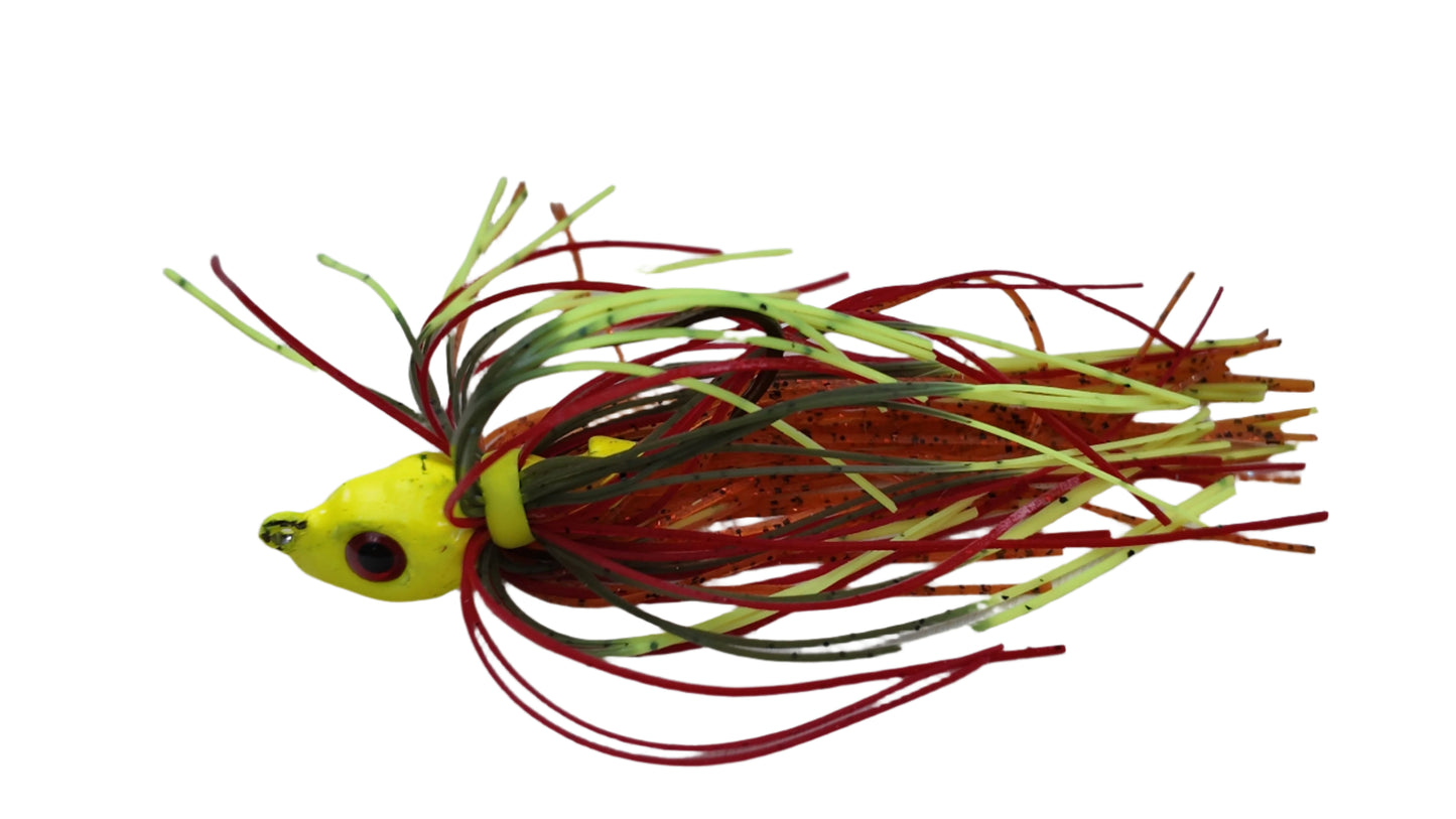 NON Weedless Poison Tail Jig Lure 30 Degree 2/0 Eagle Claw Hook 1/2 oz