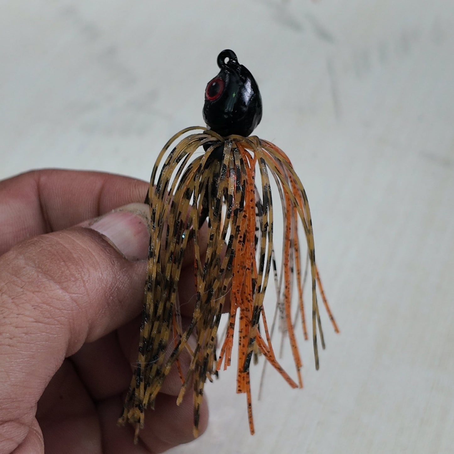 NON Weedless Poison Tail Jig Lure 30 Degree 2/0 Eagle Claw Hook 1/2 oz