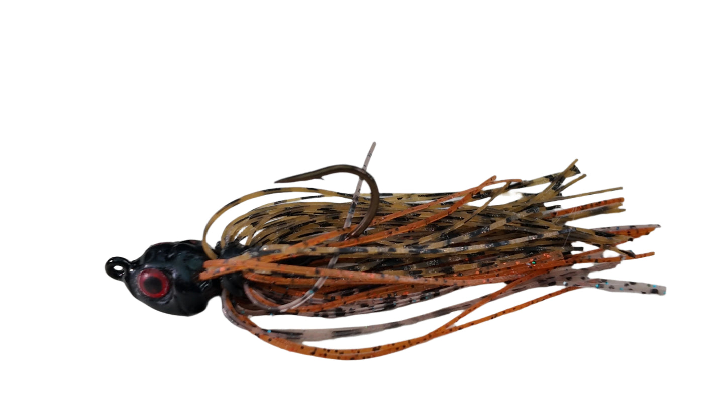 NON Weedless Poison Tail Jig Lure 30 Degree 2/0 Eagle Claw Hook 1/2 oz