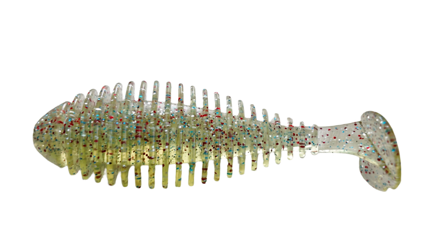 3.8" Gilly Shad (4pack) Bellows Gill Swimmer