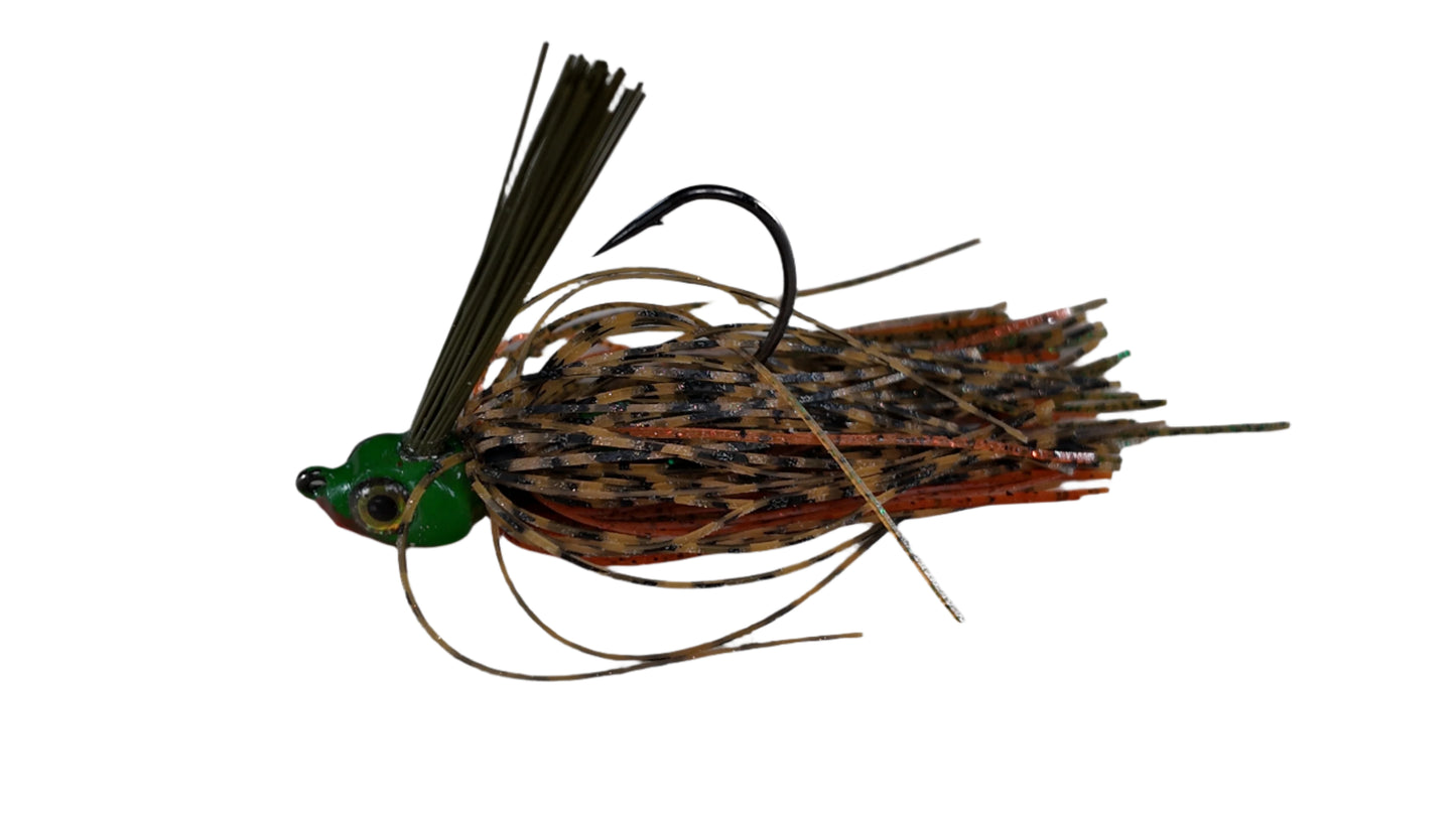 Weedless Poison Tail Jig Lure 30 Degree 3/0 Eagle Claw Hook 1/2 oz