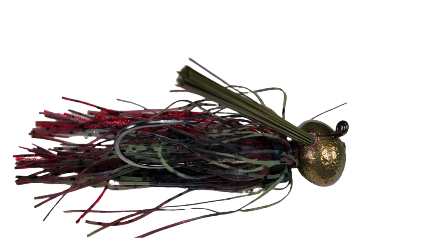 Weedless Football Head Jig 5/0 3/4oz