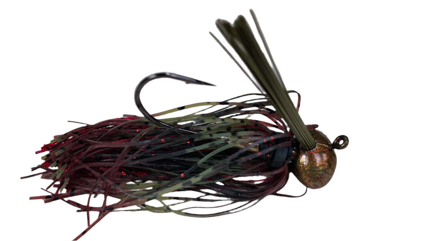Weedless Football Head Jig 4/0 1/2oz
