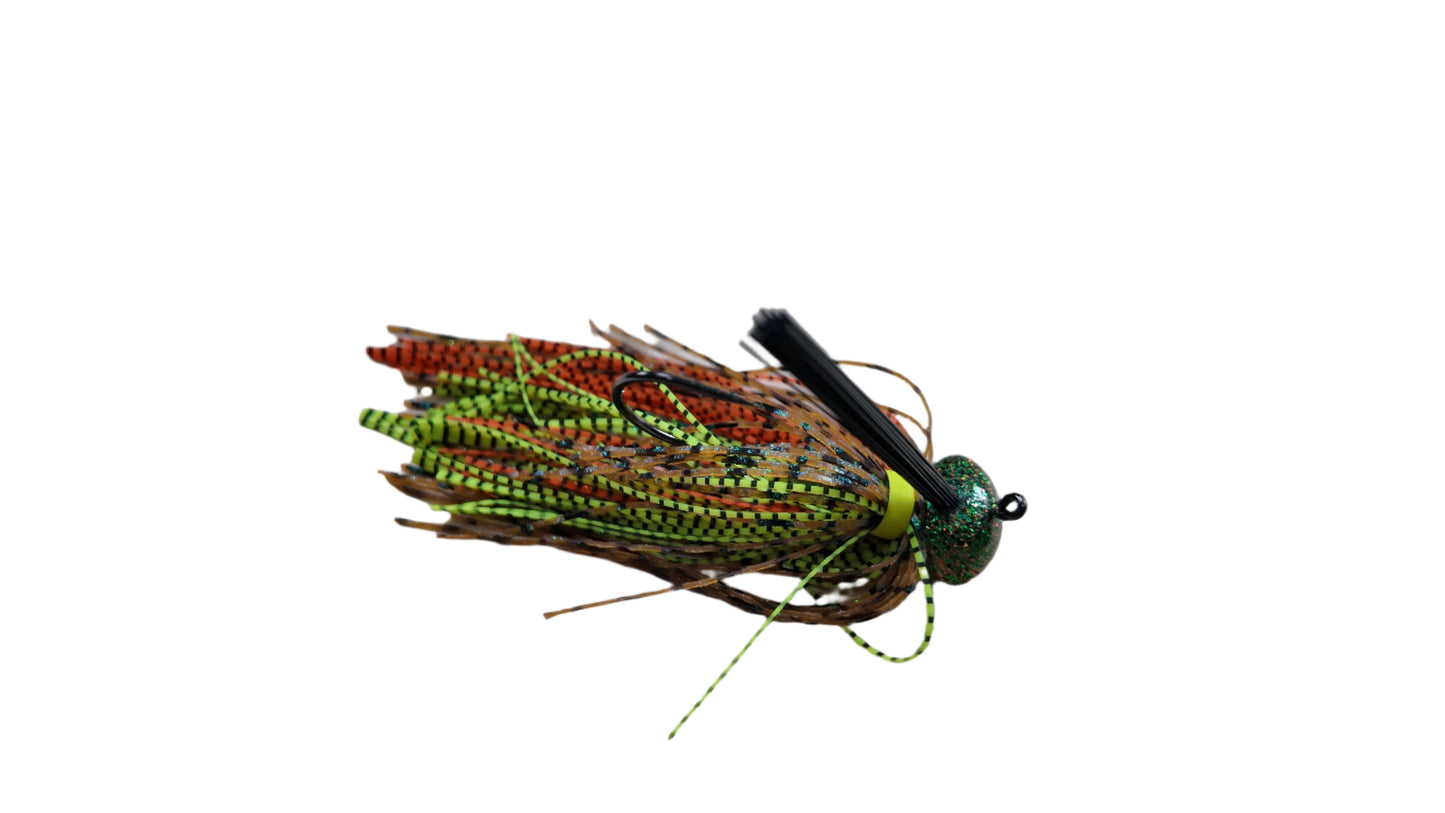 Weedless Football Head Jig 4/0 1/2oz