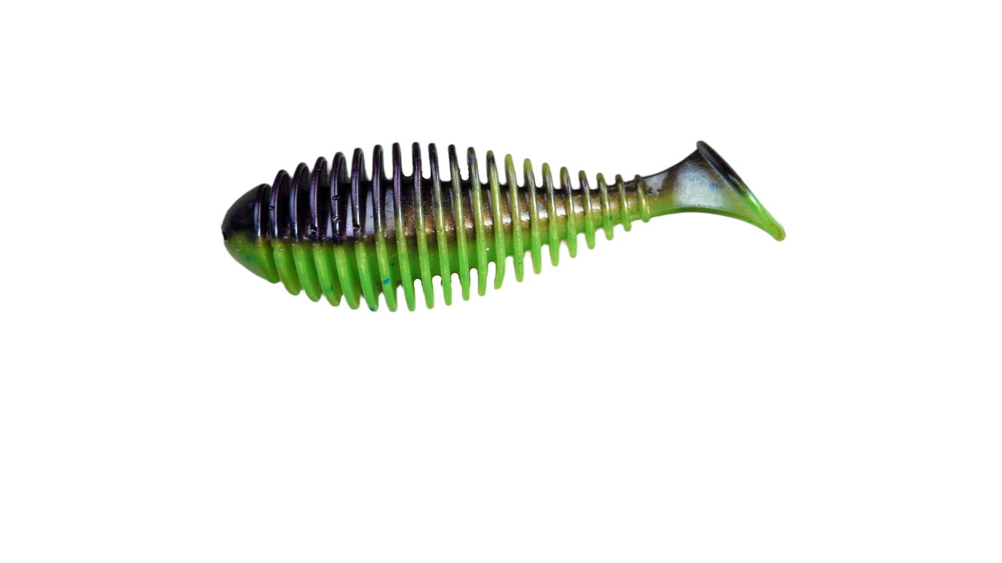 3.8" Gilly Shad (4pack) Bellows Gill Swimmer