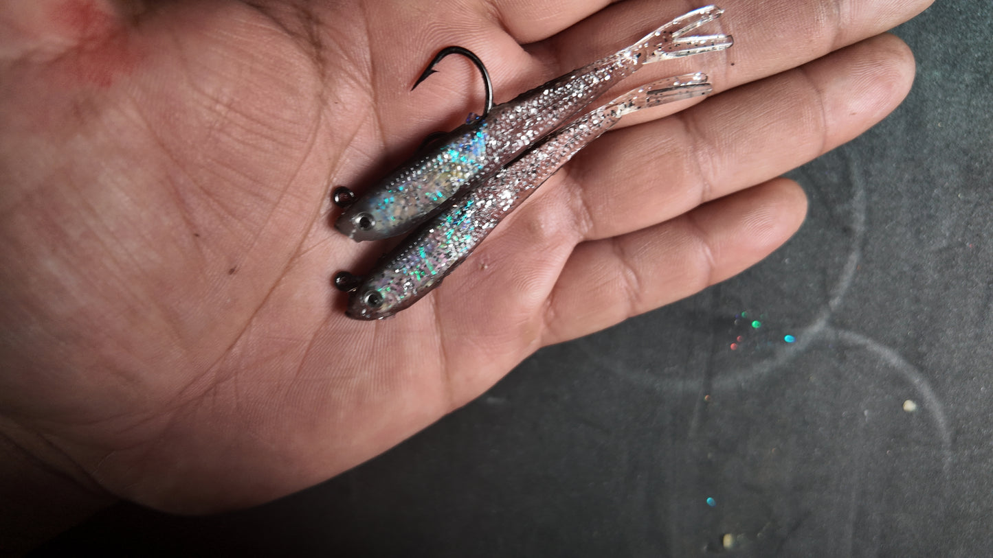 3/10 oz Hologram Swim Minnows (2 Pack)