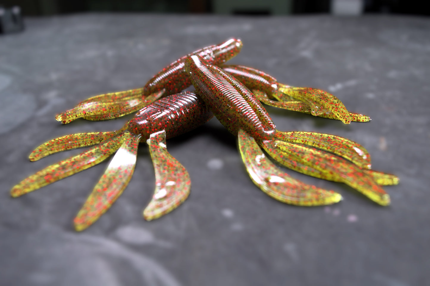 4" Lurecraft Rocket Creature Watermelon Red Color