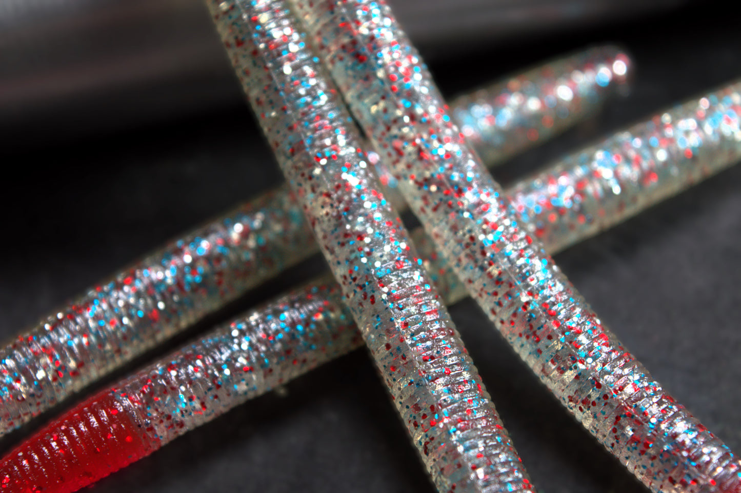 5" Stick Red-tailed Patriot Worms (8 Pack)