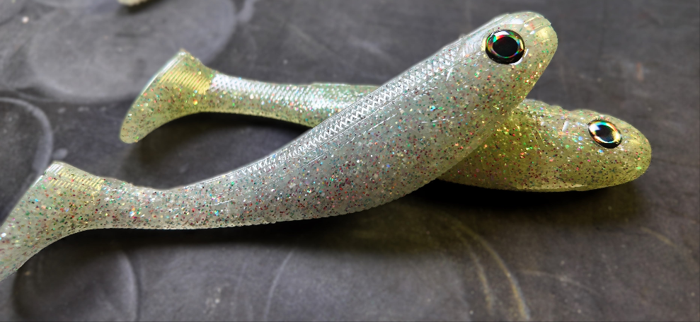6" Big Swimbait Shad Color (Weedless Hook Insert)