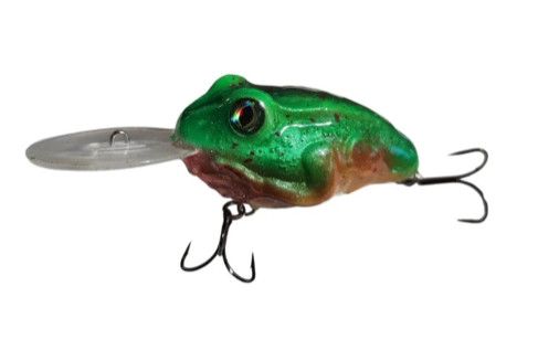 3" crankbait deep diving frog crankbait custom painted