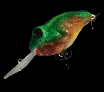 3" crankbait deep diving frog crankbait custom painted