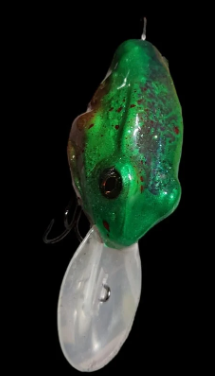 3" crankbait deep diving frog crankbait custom painted
