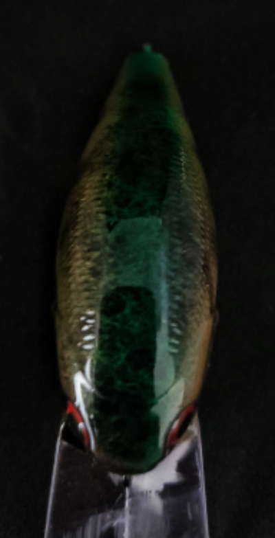 3" Custom Painted Crankbait Squarebill Smallmouth Bass Color