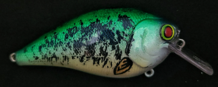 Custom Painted Crappie Lure Designed Squarebill Crankbait