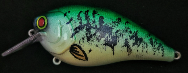 Custom Painted Crappie Lure Designed Squarebill Crankbait