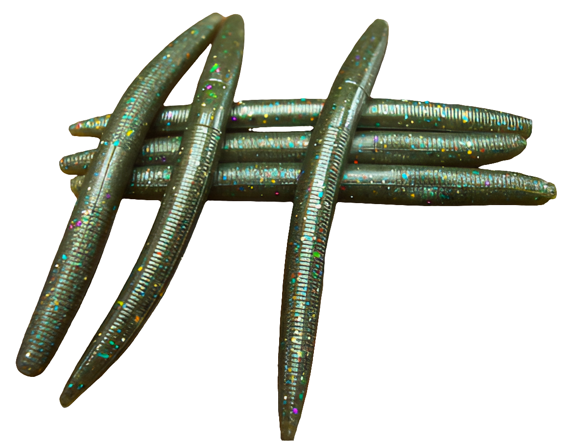 Soft Plastic Starter Pack - 5" Stick Worms (7 pack) & 2.7" Midwest Finesse Ned Worms