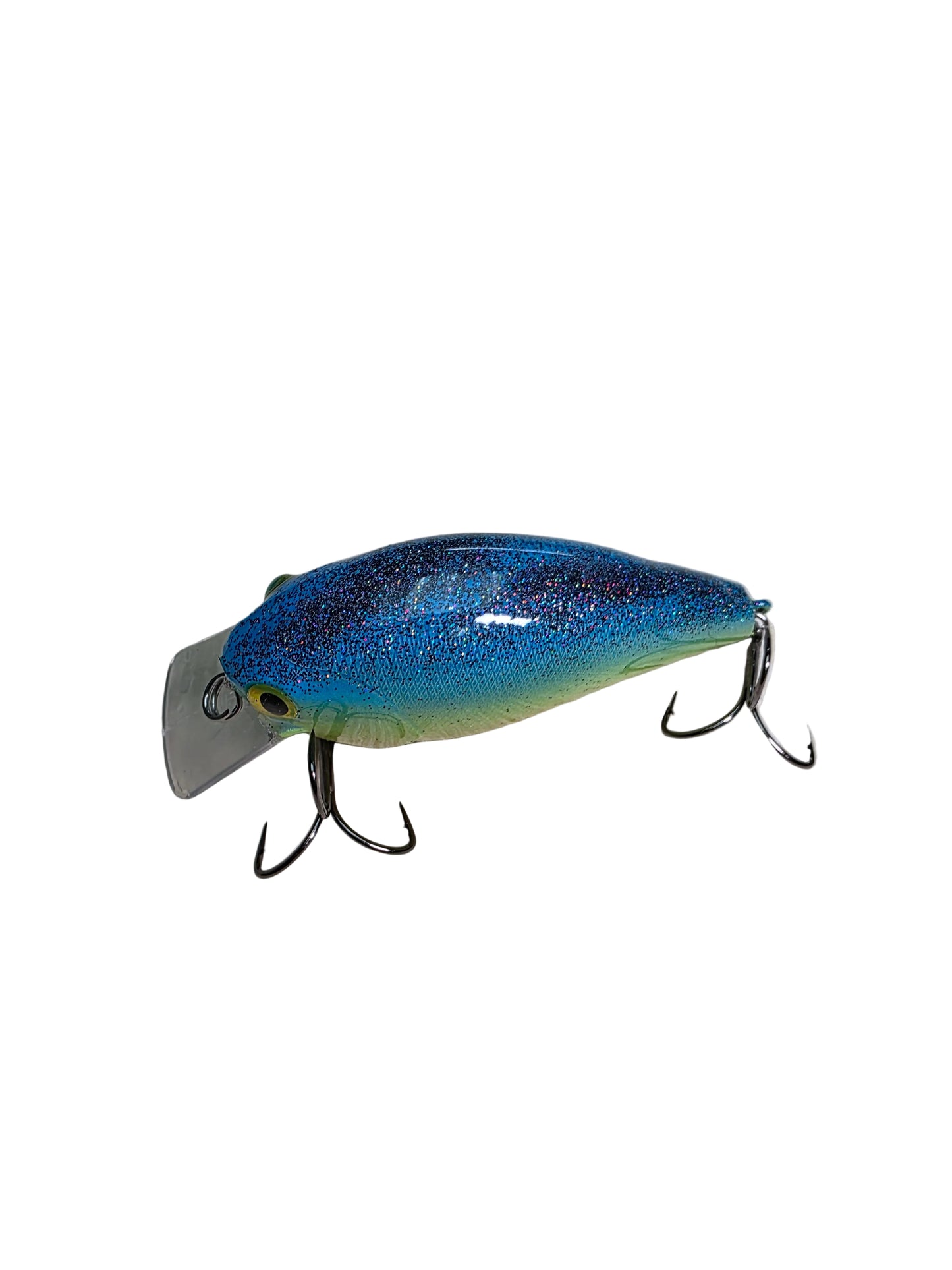 Custom Painted Shock Shad Lure Squarebill Crankbait