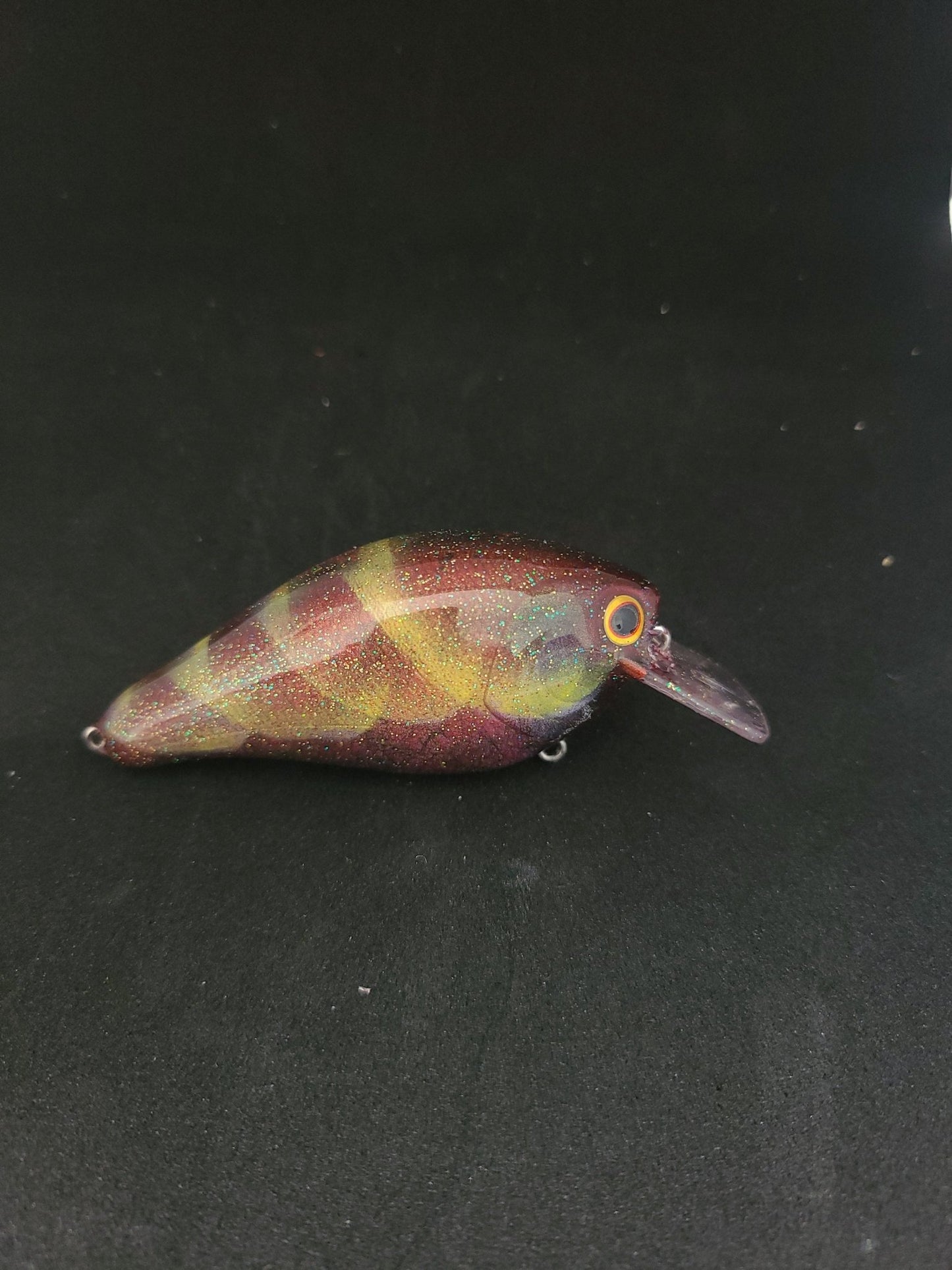 3" crankbait squarebill in a Electric Yellow Craw color - JQ's ReefShack LLC