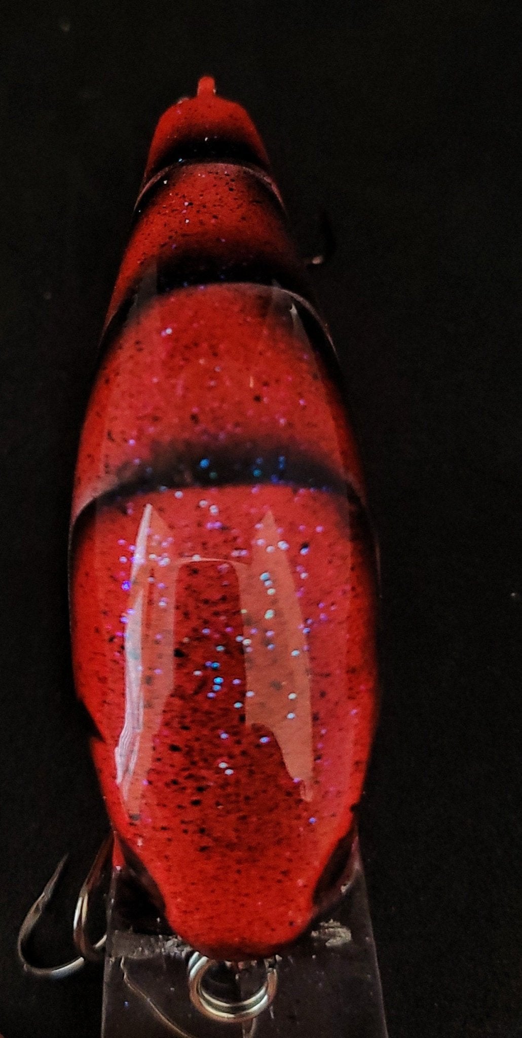 3" Custom Painted Crankbait Vivid Red Craw Color - JQ's ReefShack LLC