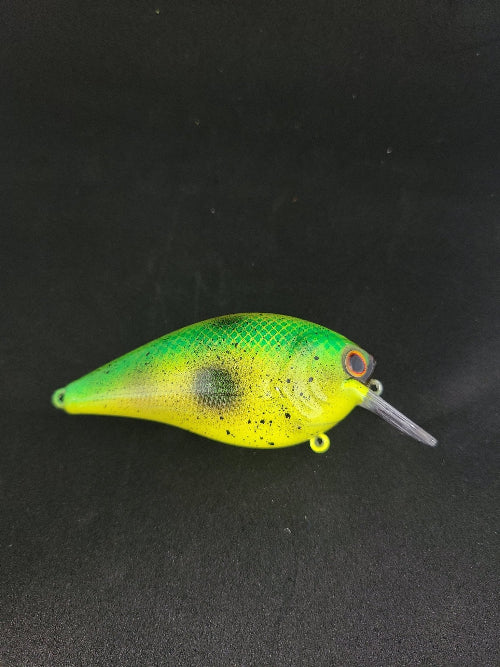 3" Custom Painted Squarebill Crankbait Electric Shad Color - JQ's ReefShack LLC