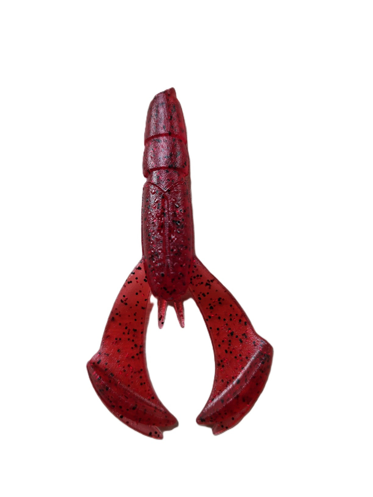 3.9" Hatchet Craw Red Craw Color 4 Pack