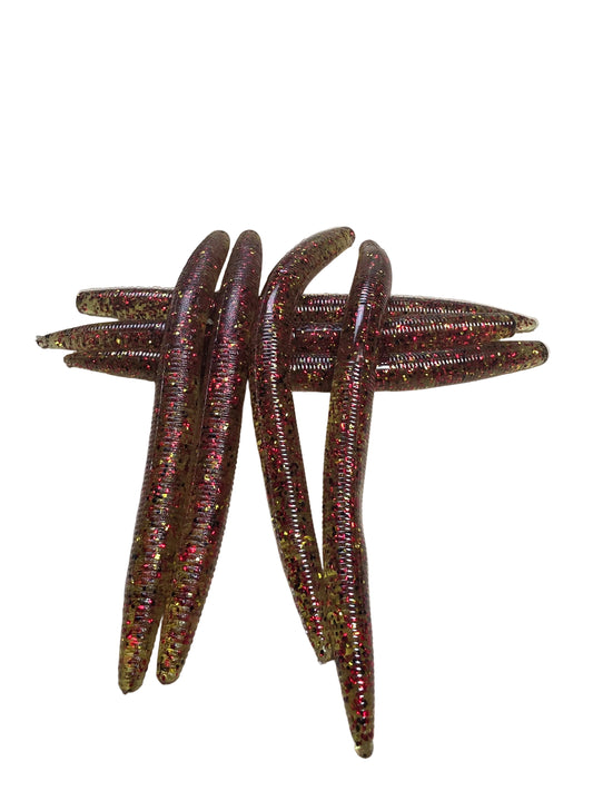 Gusanos de palo de 5" IronMan Color (paquete de 7)