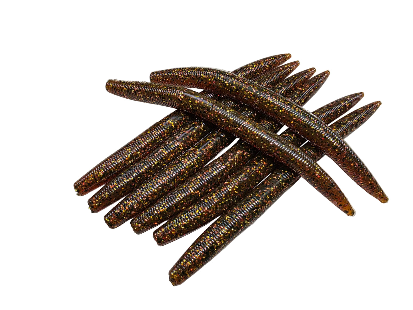 5" Stick Worms Honeycomb Color (8 pack)