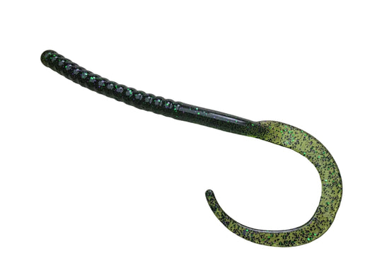 Gusano Demonio Magnético de 12,5" color rojo ciruela (paquete de 6)