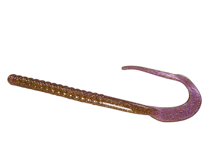 Gusano Demonio Magnético de 12,5" color rojo ciruela (paquete de 6)