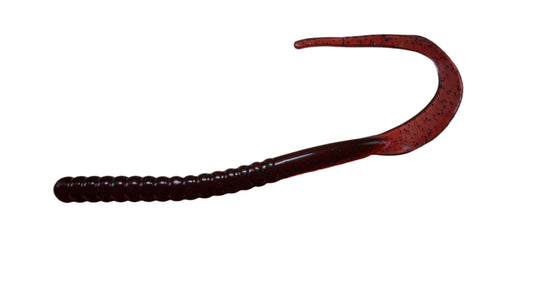 12.5" Mag Demon Worm Red Plum Color (6 Pack)