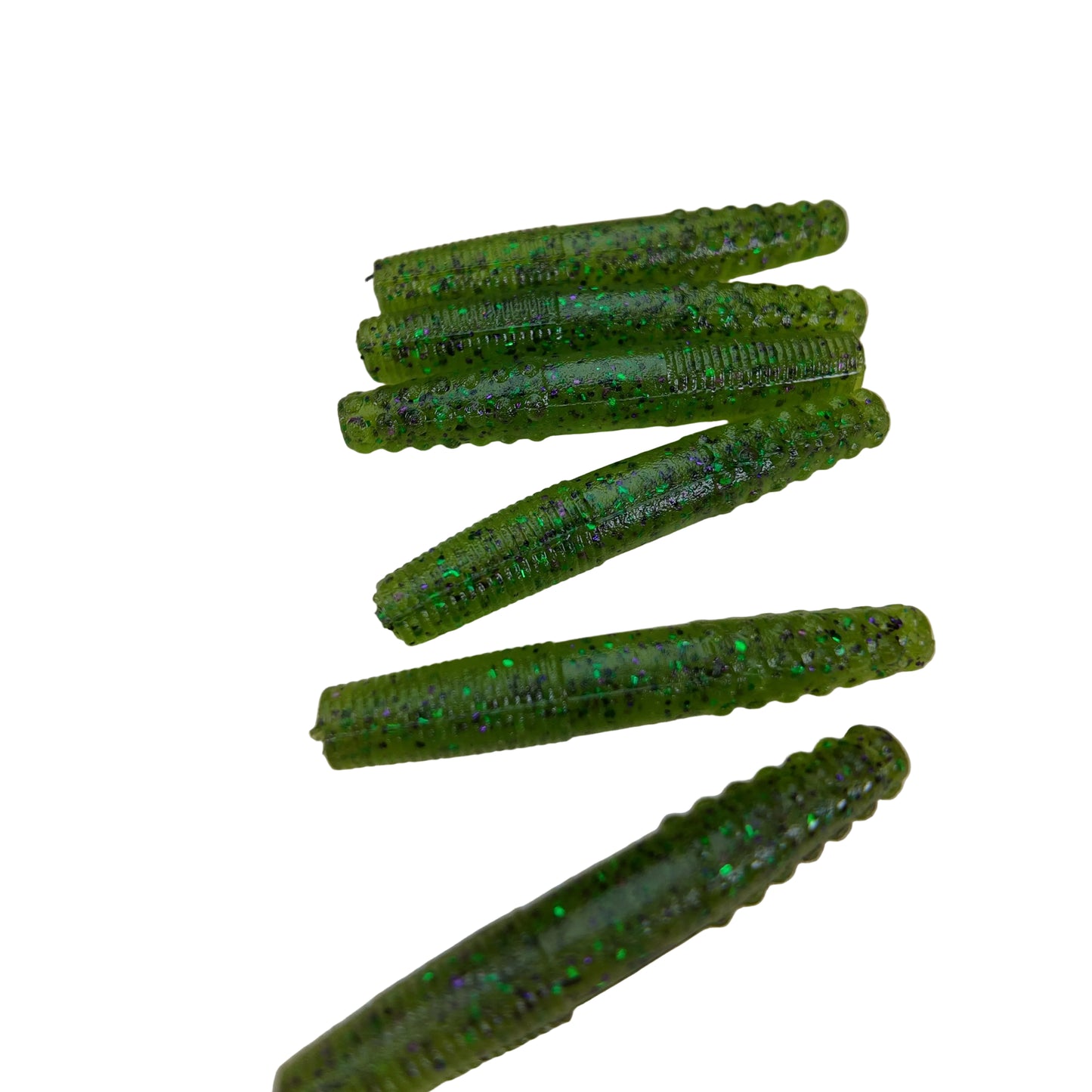 2.7 Inch Midwest Finesse NED Worm Watermelon Candy Color