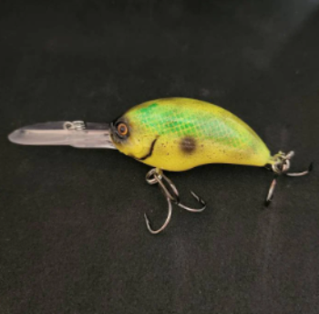 2" inch Medium Dive Crankbait Electric Shad Color