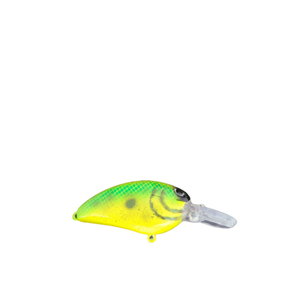 2" inch Flatsided Crankbait Electric Shad Colored