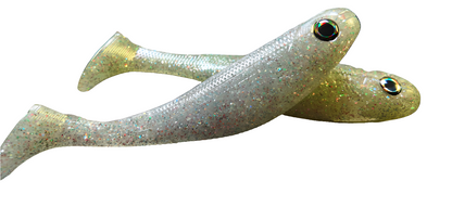 6" Big Swimbait Shad Color (Weedless Hook Insert)