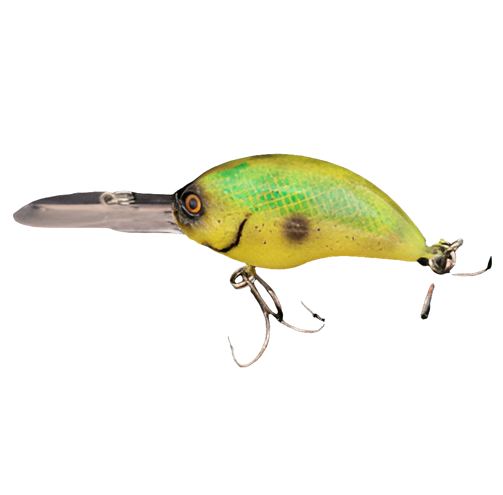 2" inch Medium Dive Crankbait Electric Shad Color