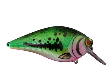 Custom Square bill Crankbait Bass Color With Hardware