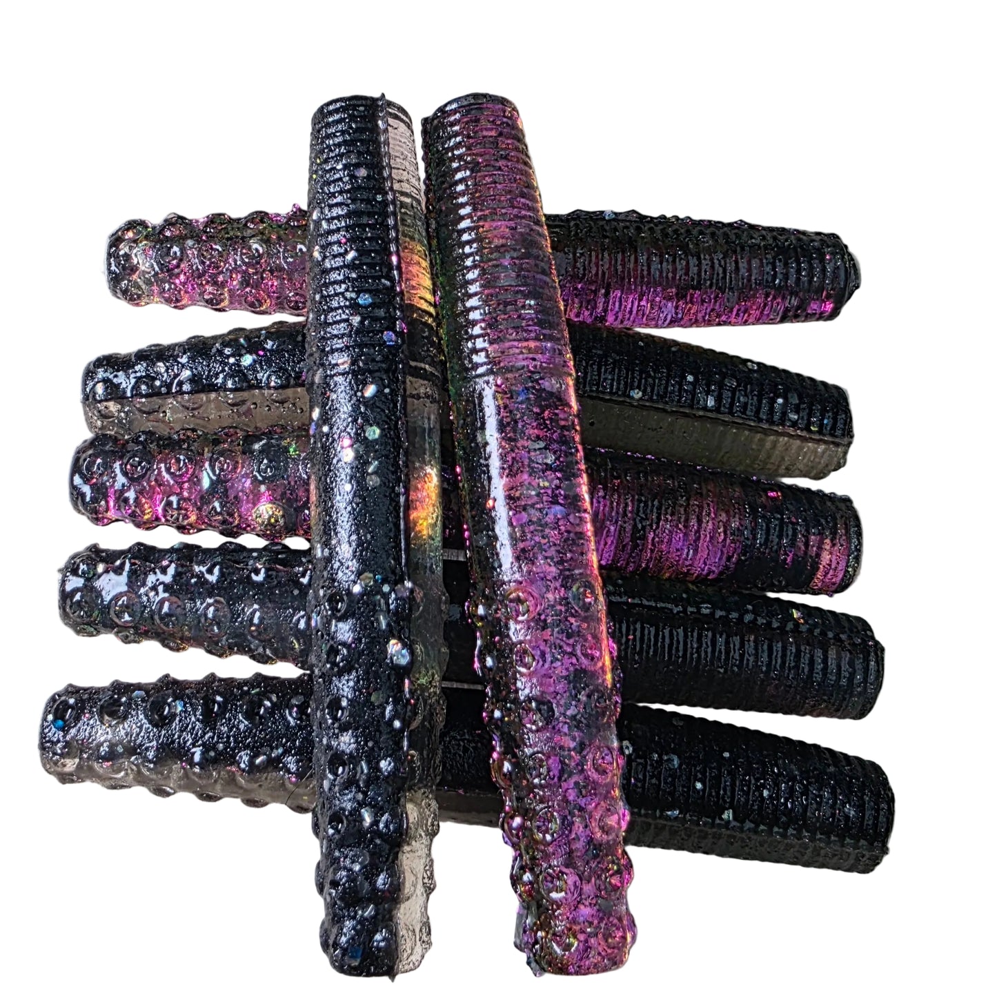 2.7 Inch Domed Midwest Finesse Ned Worms (8 Pack)