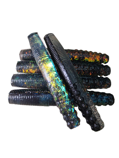 2.7 Inch Domed Midwest Finesse Ned Worms (8 Pack)