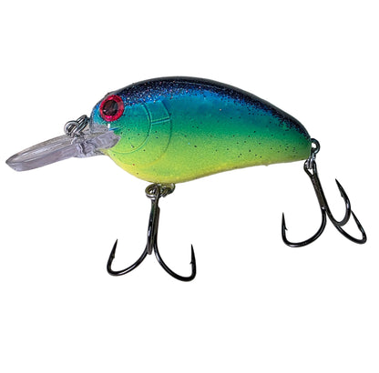 2" Flatsided Crankbait Med Diver Shock Shad Color