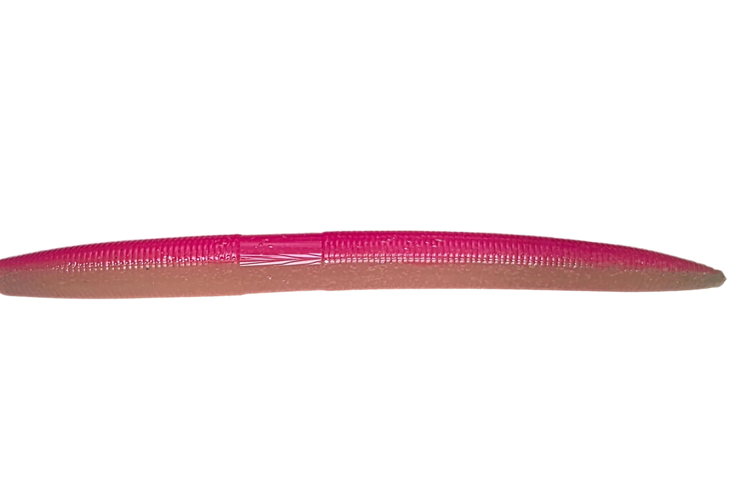 5" Stick Worms Pink Lemonade Glow In The Dark Laminate Color