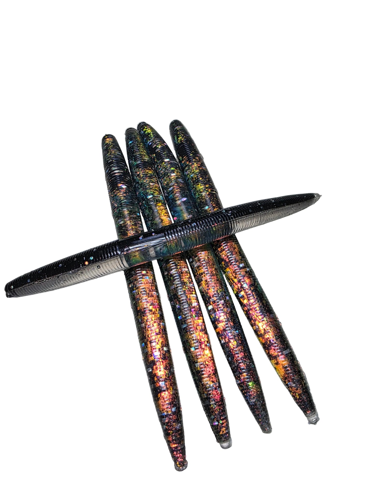 5" Domed Stick Worms in Pulsar Color (5 pack)